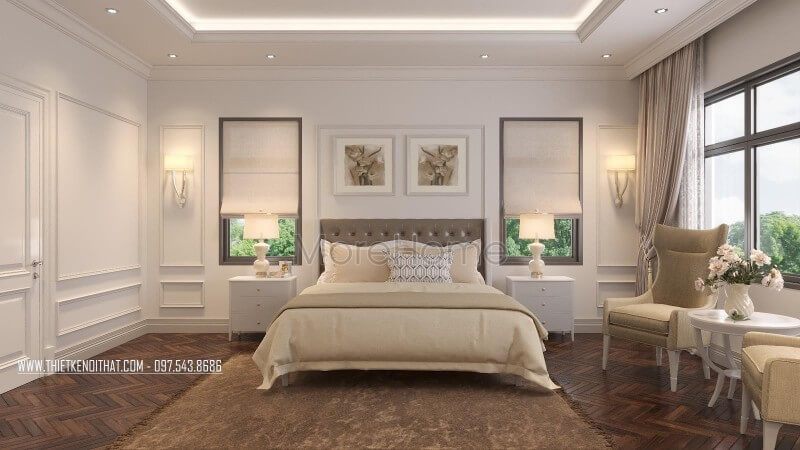 Gợi ý lựa chọn giường ngủ hiện đại bọc da đầu giường cho nhà phố