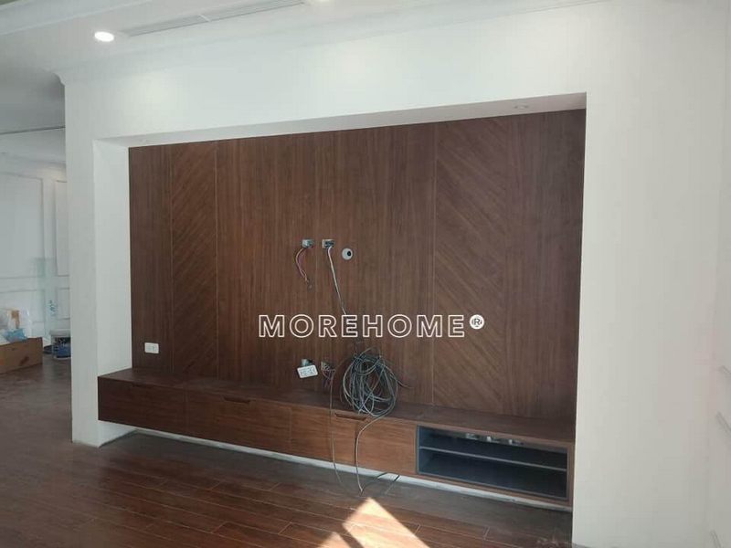 Vách ốp tường sau tivi cho không gian phòng khách sang trọng